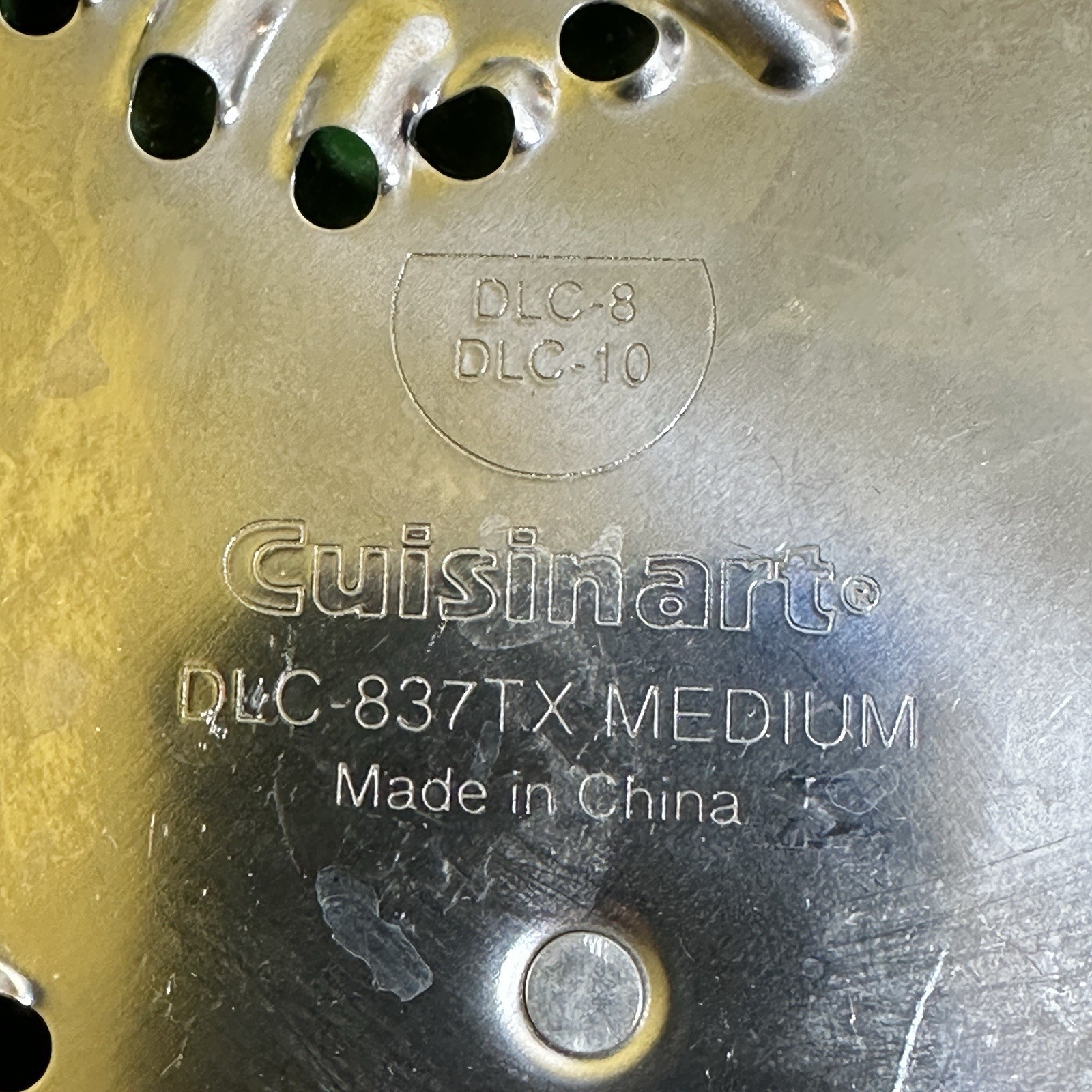 Cuisinart DLC-2011 Replacement Blade Disc Lot Dough Medium Shredder Slicer 4MM