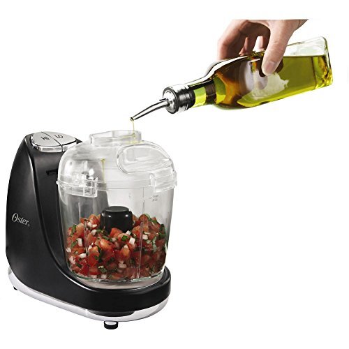Oster FPSTMC3321 3-Cup Mini Chopper with Whisk, Black