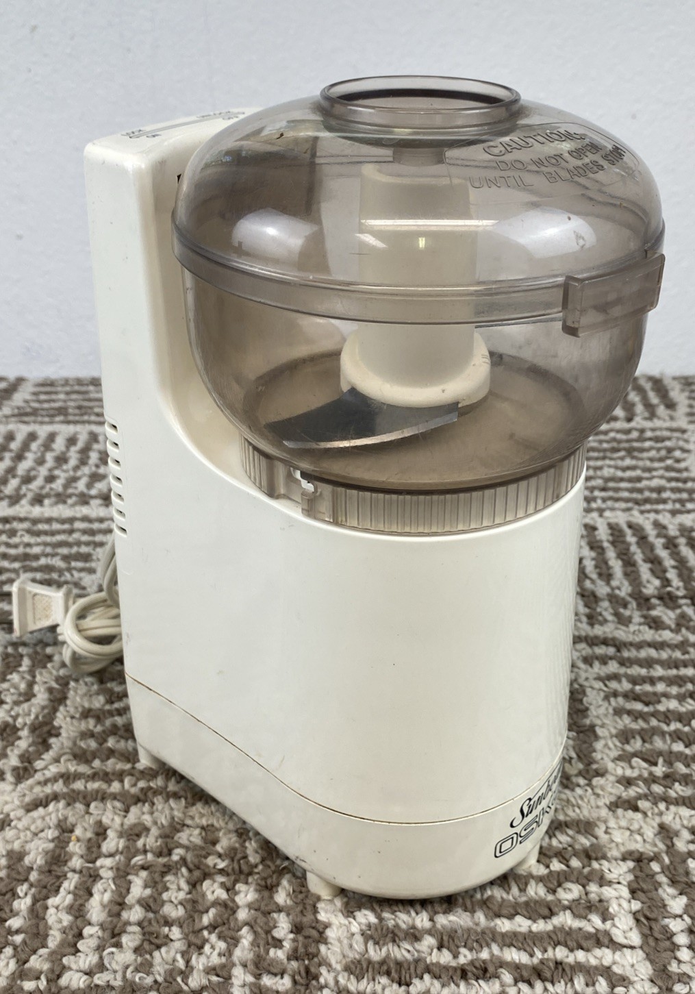 Vintage Sunbeam Oskar Food Processor Model 14181 Chopper Bowl Blade Attachment
