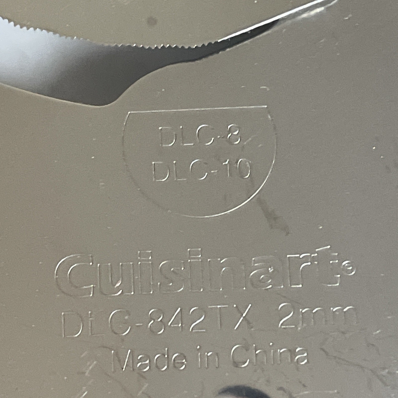 CUISINART DLC-8 DLC-10 Food Processor DISCS DLC-844TX 4mm DLC-837TX Med + STEM