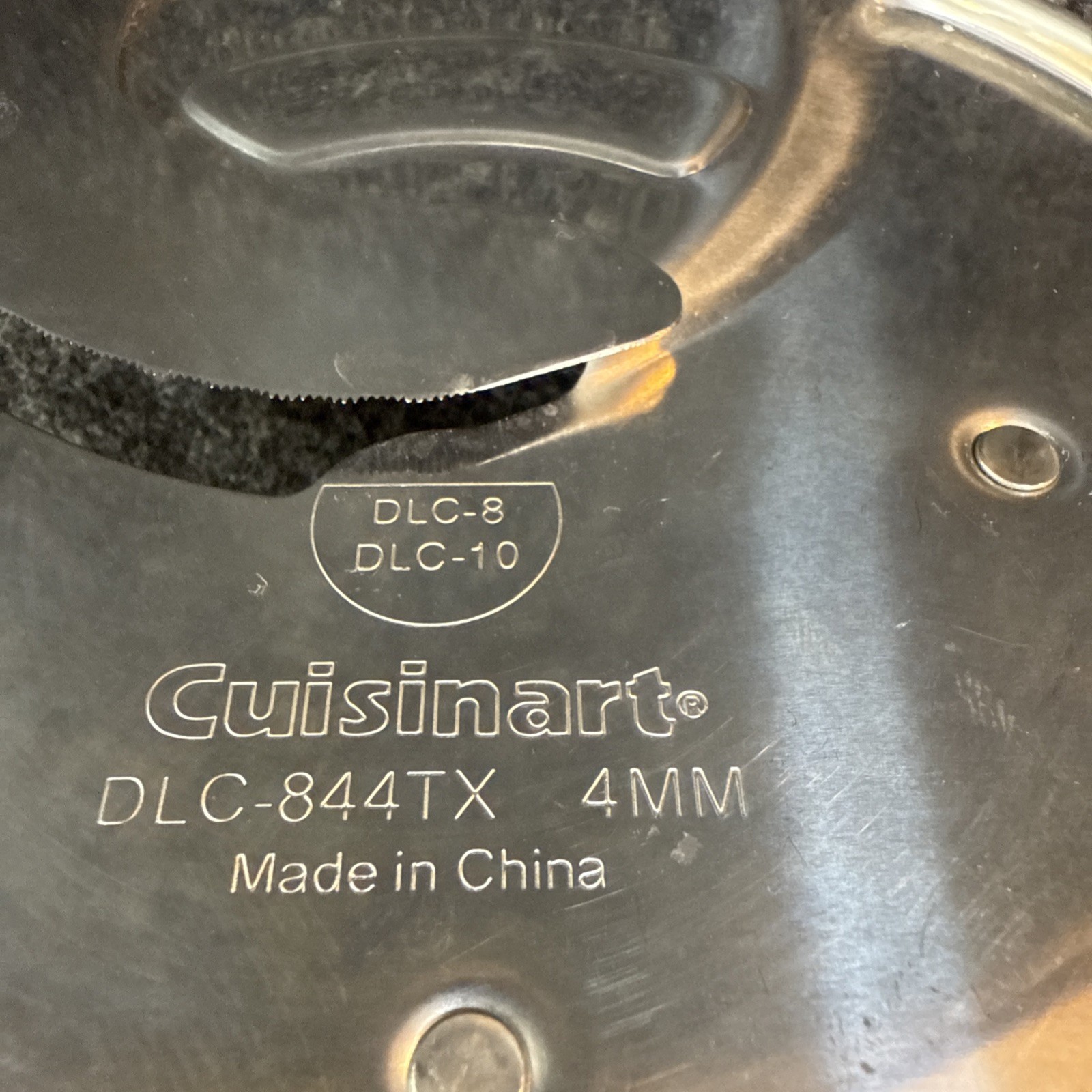 Cuisinart DLC-10 DLC-8 Disc Set Slicer DLC-844TX Shredder DLC-837TX & Stem