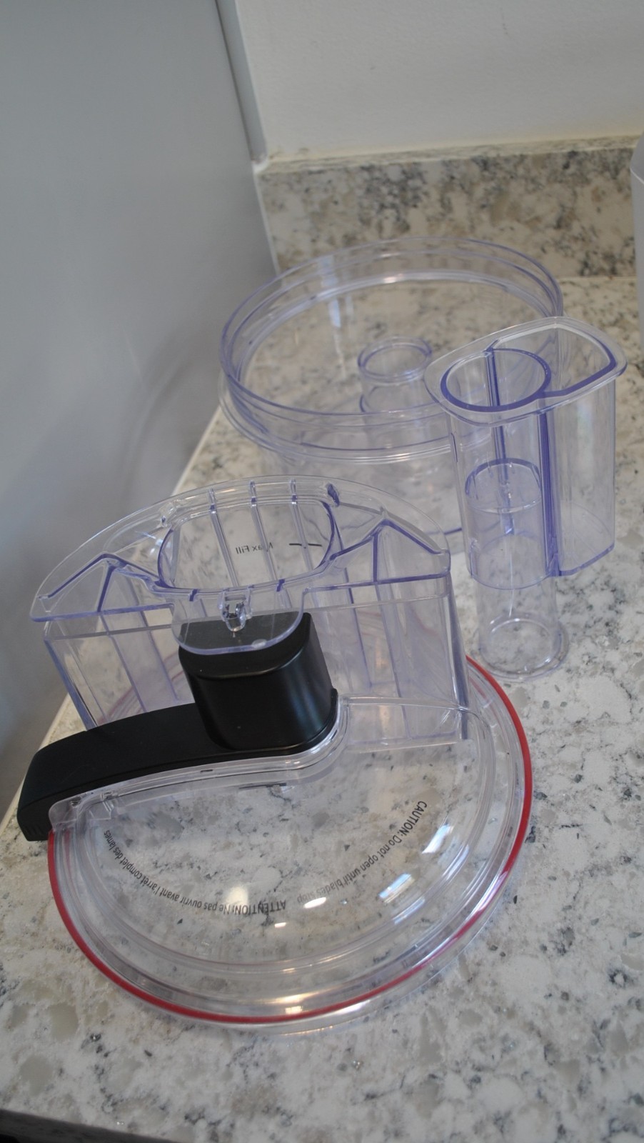 Kitchenaid kfp1356 small mini bowl top lid and pusher