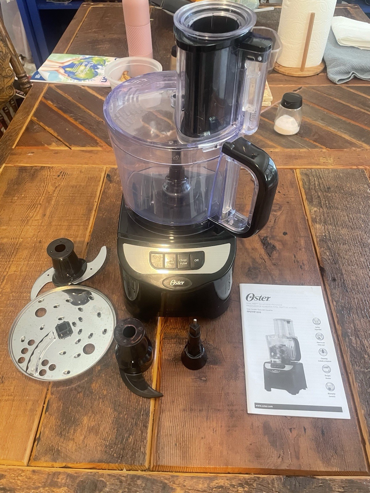 Oster FPSTFP1355 2-Speed 10-Cup Food Processor, 500-watt, Black
