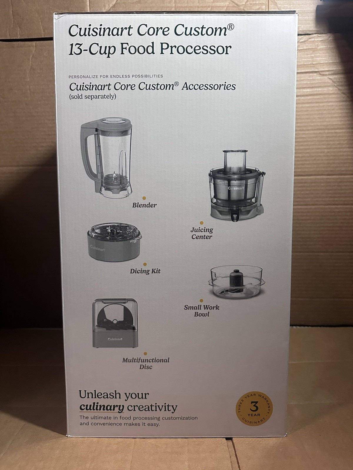 Cuisinart FP-130 Core Custom 13-Cup Food Processor, White, 🎁Great Price🎁