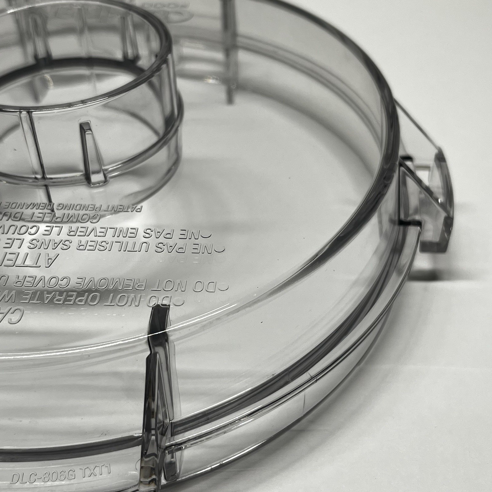 Cuisinart DLC-10 DLC-116GTXT1 Food Processor Bowl Lid Feed Tube Cap Pro Classic