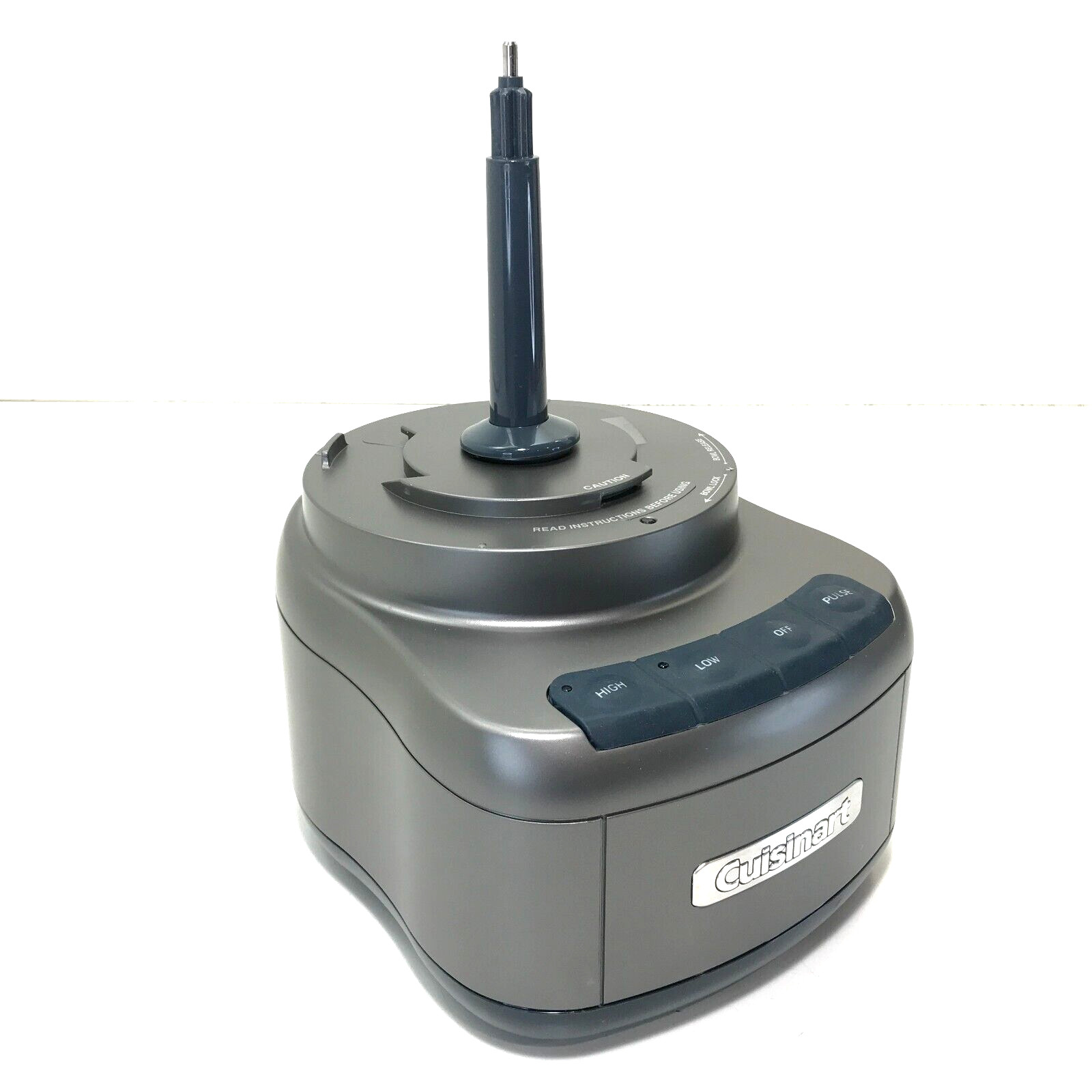Cuisinart Food Processor FP-8 FP-8GM FP-8SV BASE w/ MOTOR OEM Gray Used