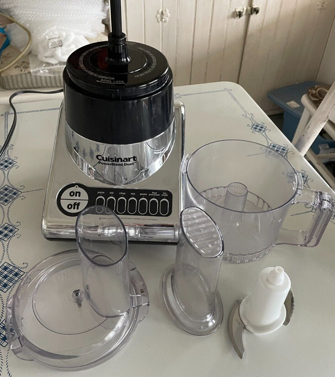 Cuisinart PowerBlend Food Processor BFP-10CH Chrome VIDEO- READ DESCRIPTION
