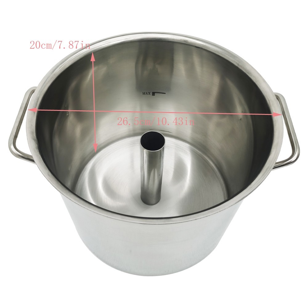 Electric Food Chopper 110V 9L Stainless Steel Meat Vegetable Grinder Food Shredd