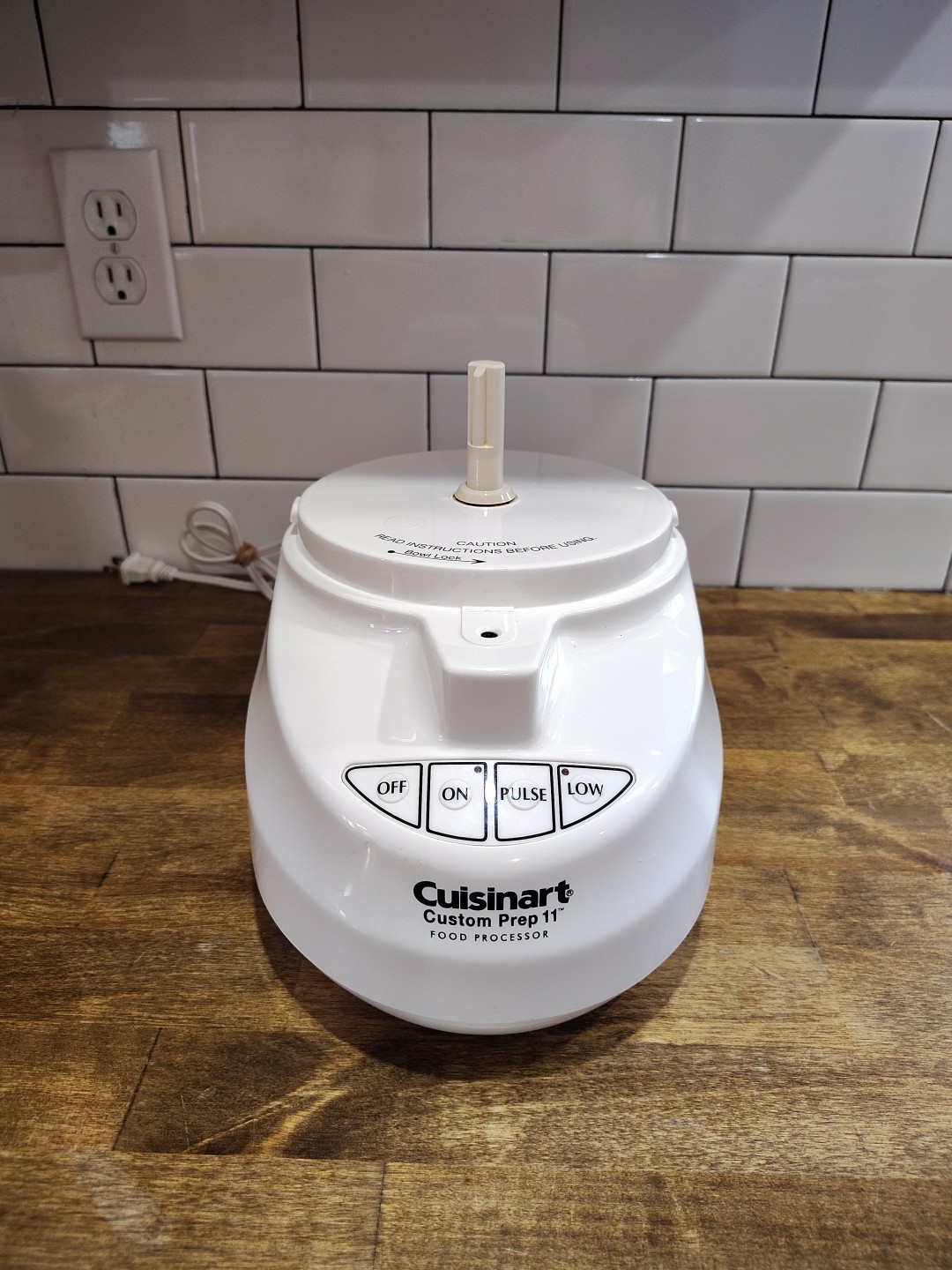 Cuisinart Custom Prep 11 Plus Food Processor Motor Base Only EV-11PC6 White Work