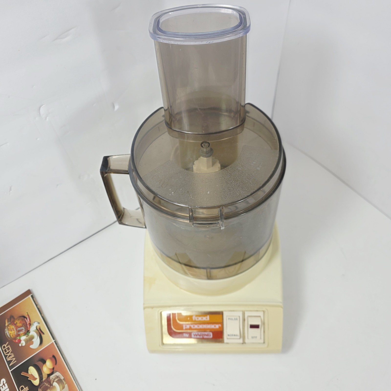 Vintage Food Processor Waring FP510 and Blade 805 W/ Blades Manual & Accessories