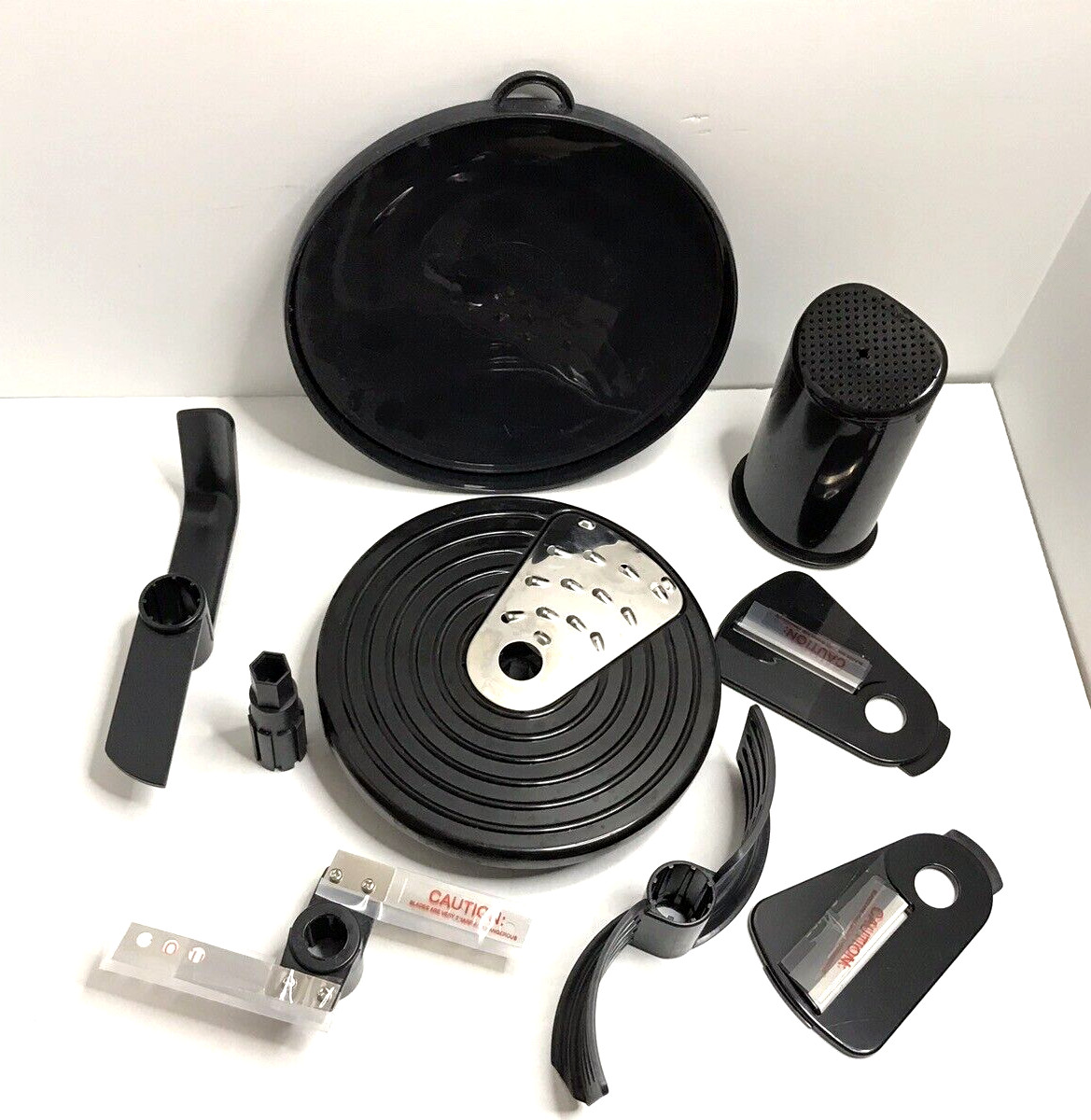 ROCKET CHEF CULINARE SLICING GRATING MIXING 2 SPEED MANUAL FOOD PROCESSOR