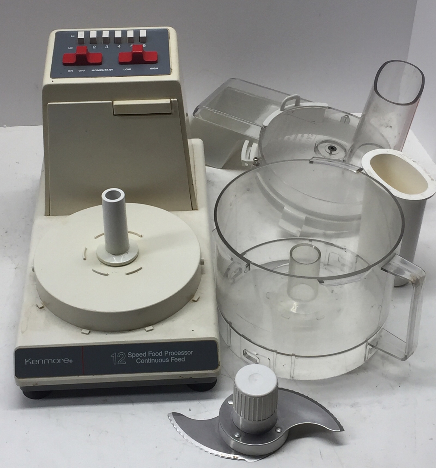 Vintage Kenmore Sears Roebuck 12 Speed Food Processor 400.696900 Made In USA