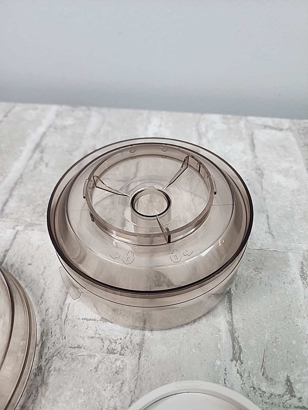 Vintage Oster Regency Kitchen Center Food Processor Work Bowl Lid Blades USA