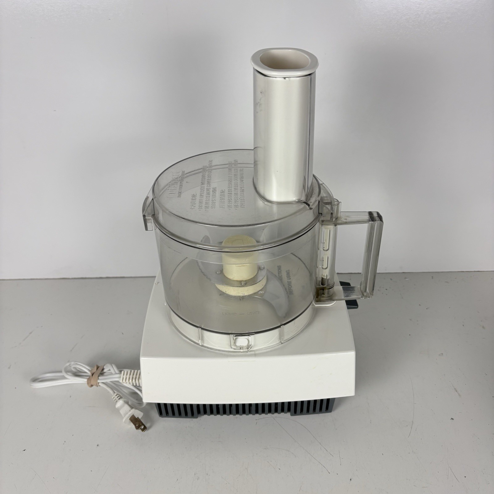 Cuisinart DLC-5 TX Type 25 Food Processor Vintage Bowl Lid 3 Blades
