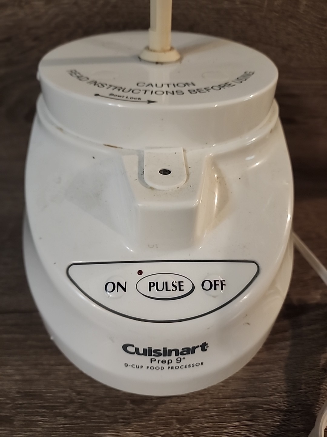 Cuisinart Prep 9-Cup Food Processor White FP-9CF base only