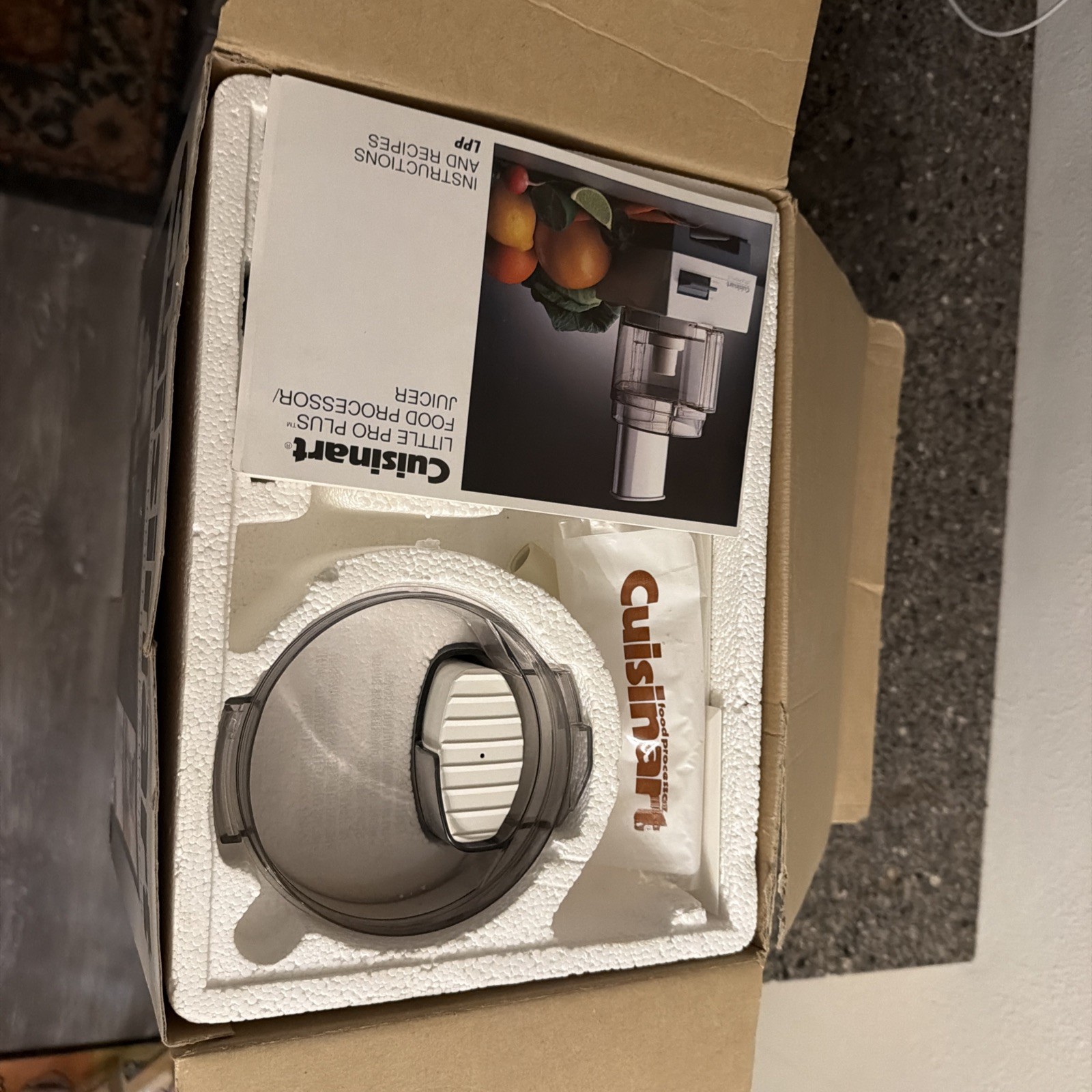 Cuisinart Little Pro Plus Food Processor Juicer Model LPP Complete In Box!