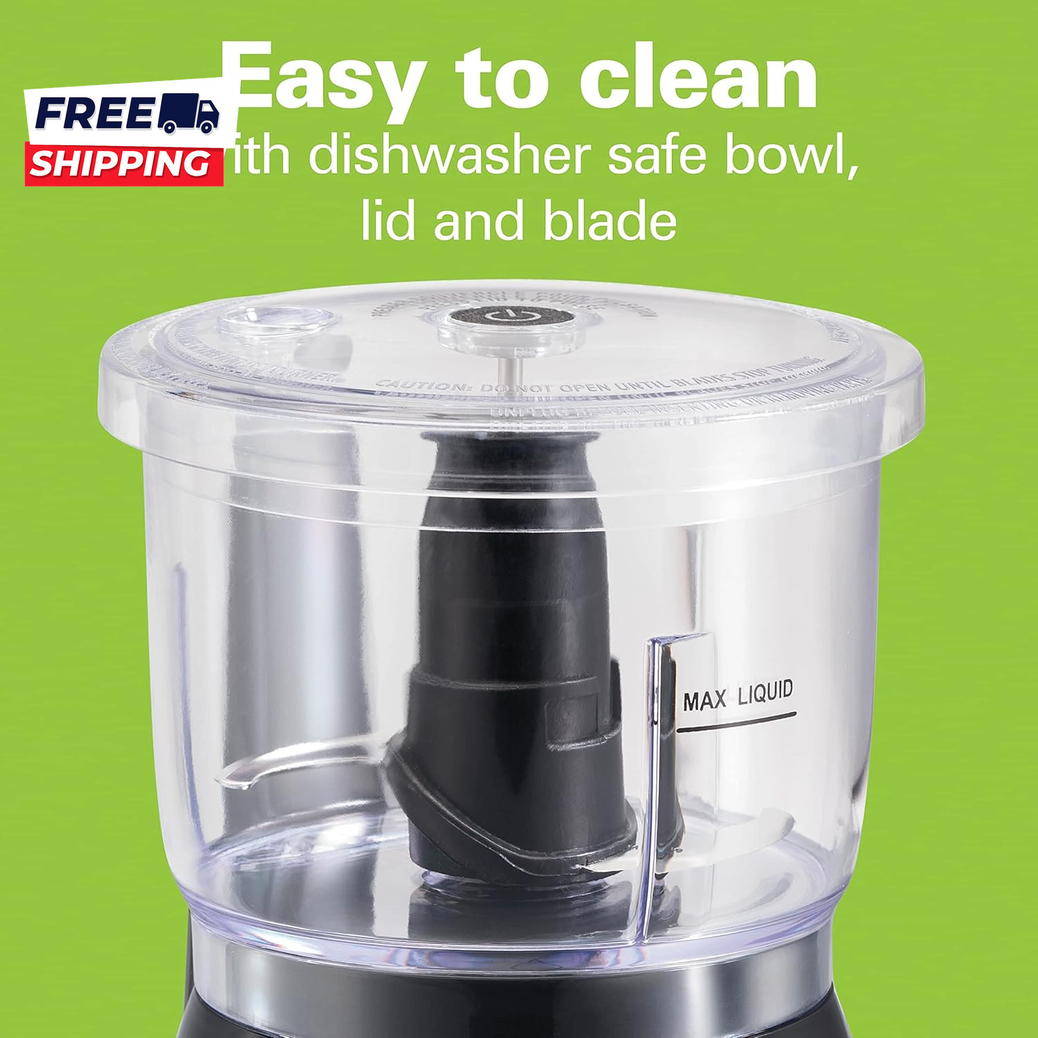 Electric Vegetable Chopper & Mini Food Processor 3-Cup 350 Watts