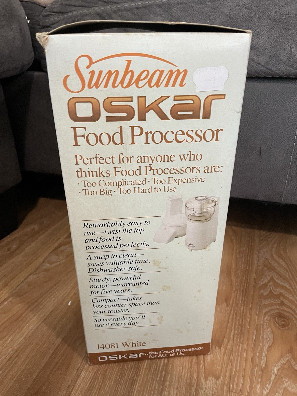 Vintage Sunbeam Oskar 14081 Food Processor Chopper Made in France Free Ship