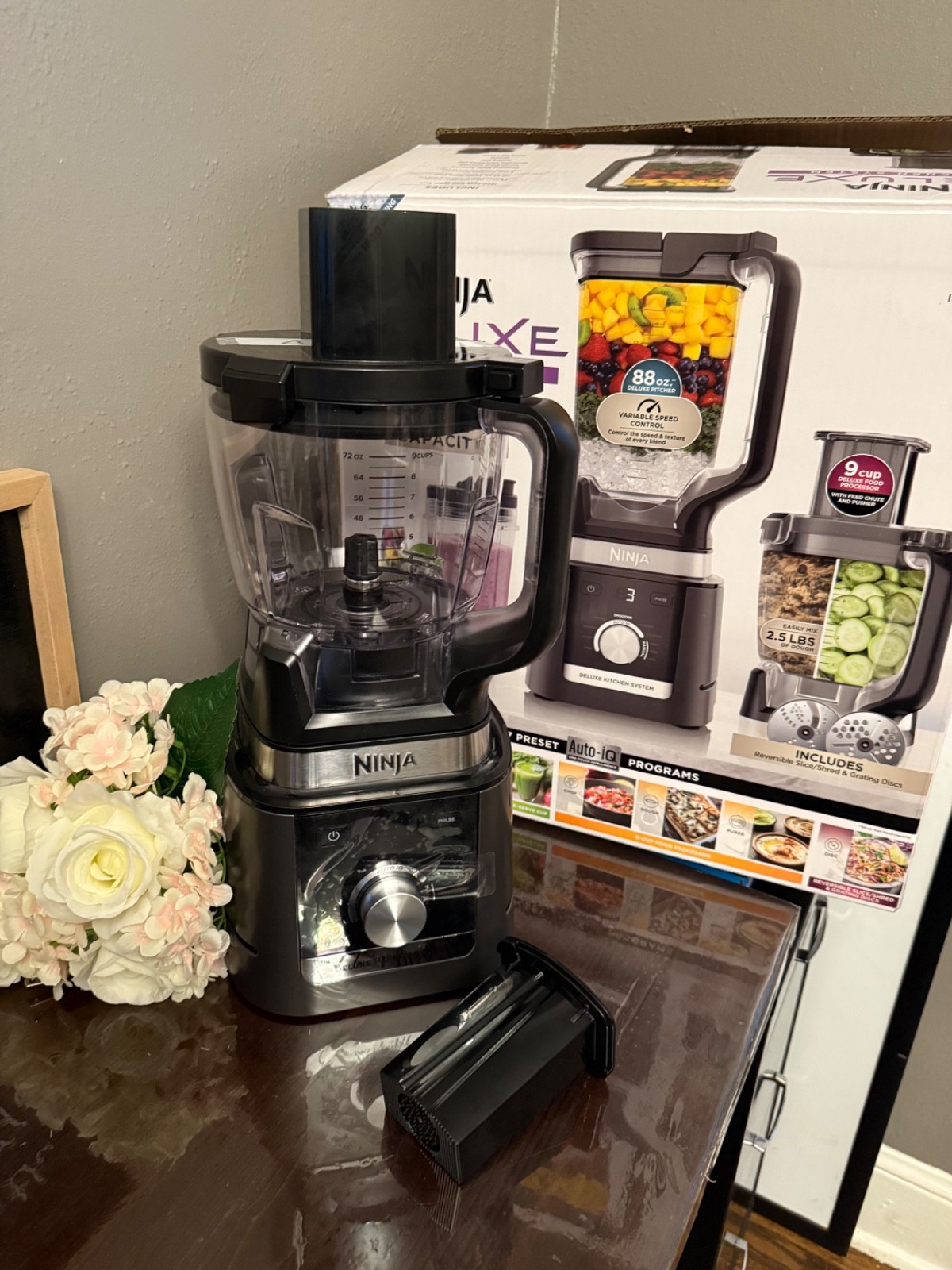 Replacement PUSHER for 9 cup Food Processor Ninja Deluxe Kitchen System CO905KS