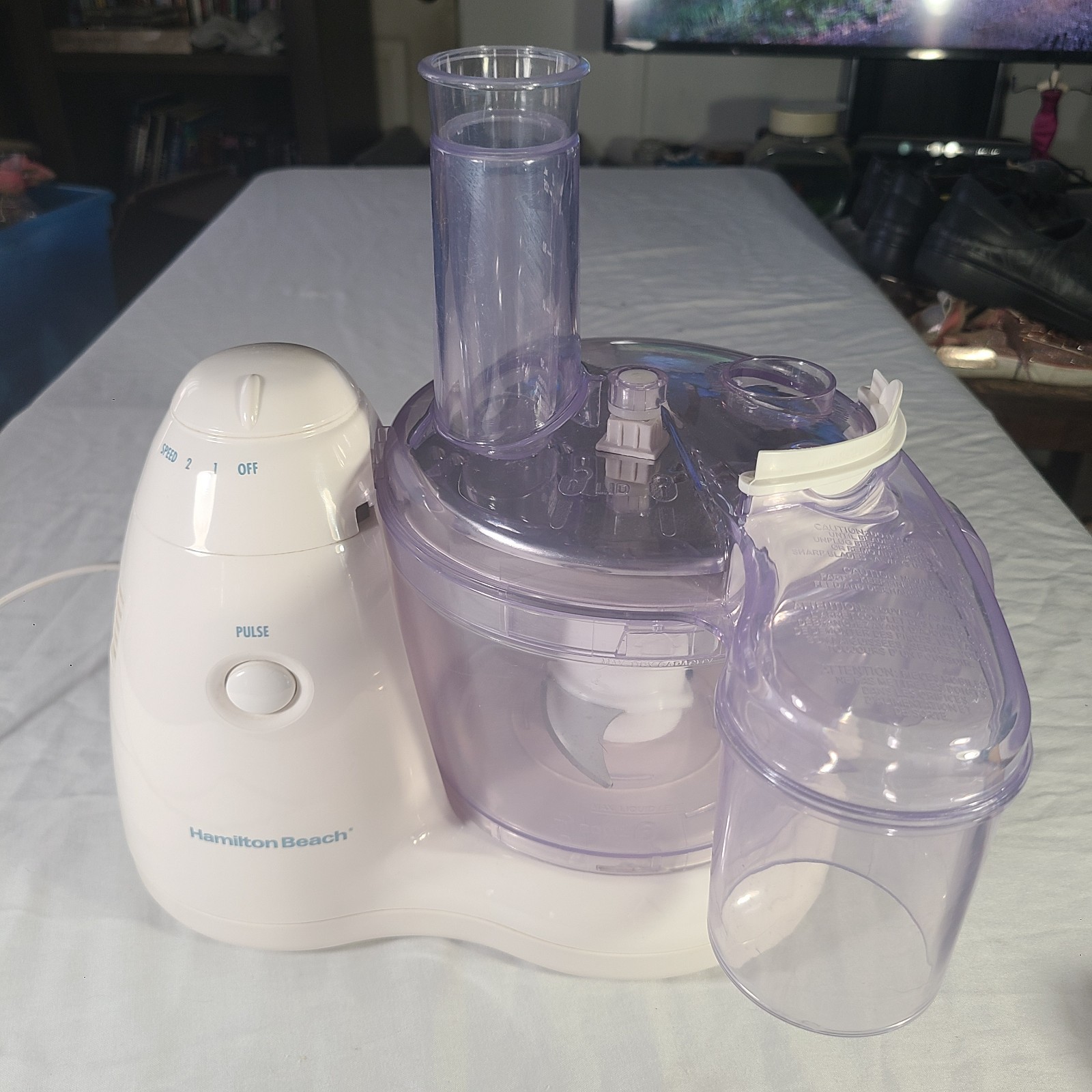 Hamilton Beach Food Processor Model 70550R 120V~60Hz 350W Max.
