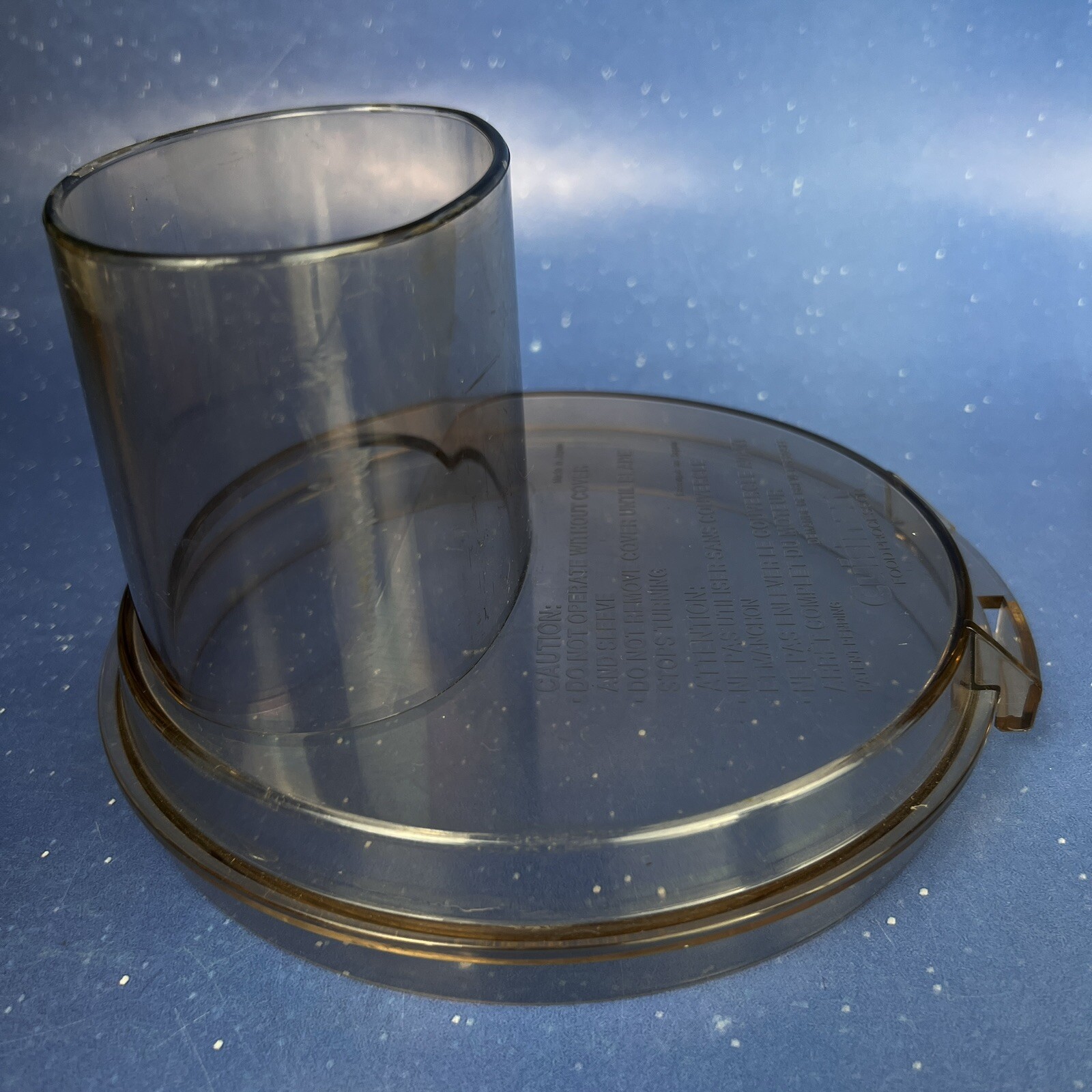 CUISINART Food Processor 7 Cup LID TOP Cover CFP 4 5 5A 9 Amber Brown PART