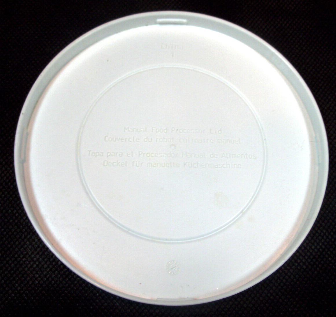 Pampered Chef REPLACEMENT STORAGE LID FOR MANUAL FOOD PROCESSOR