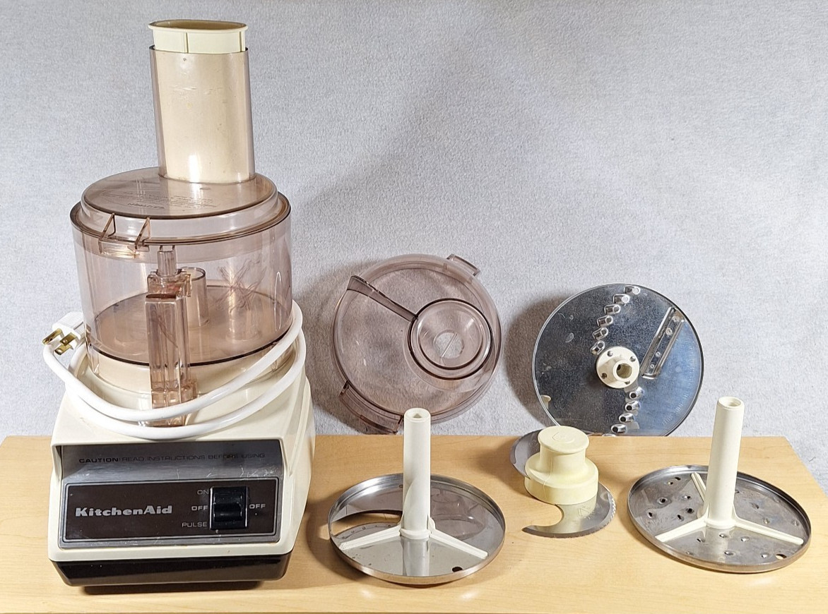 Vintage KitchenAid KFP 400 Multi-Function Food Processor W/ Accessories