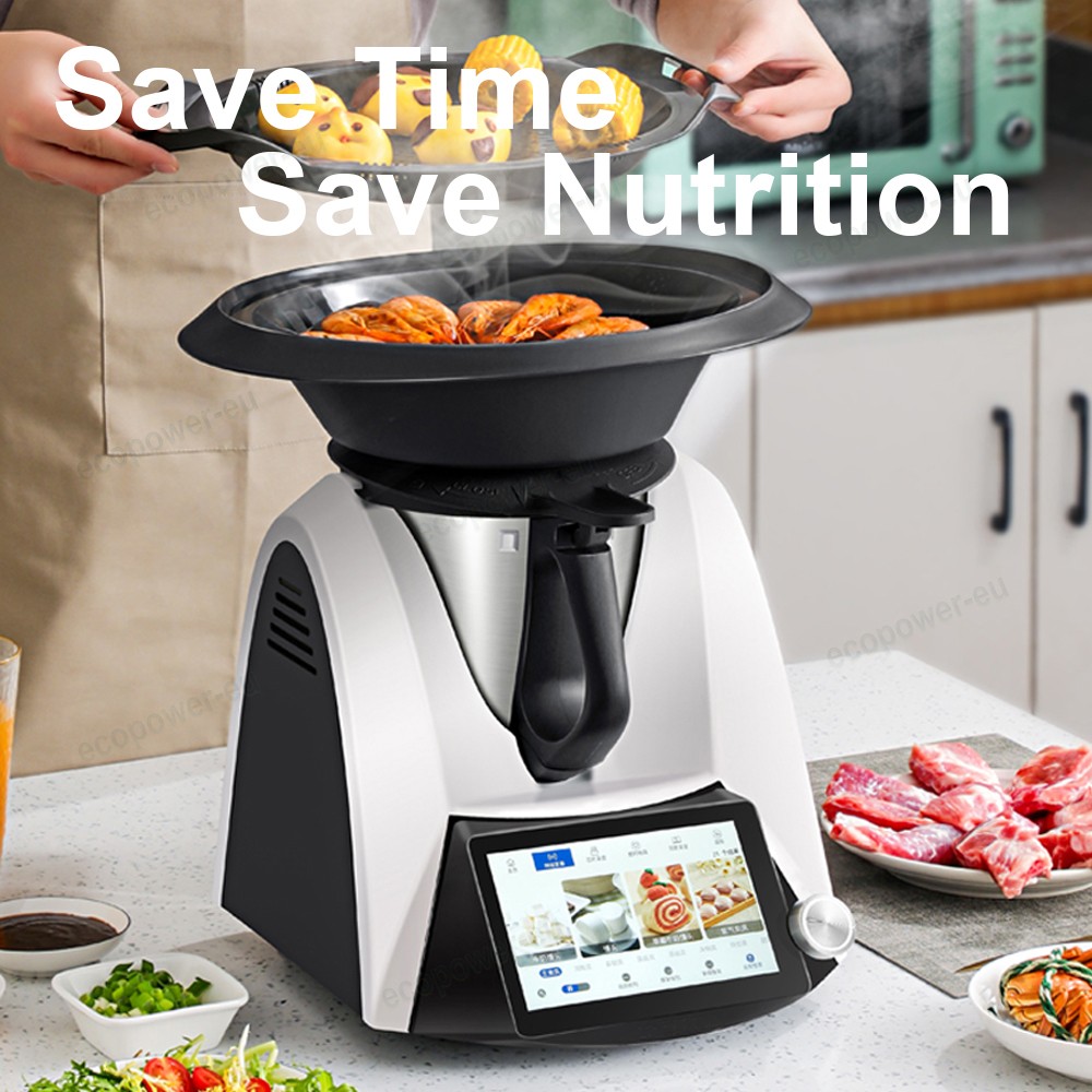 1500W Multifunction Intelligent Automatic Stir Fry Pot Kitchen Robot Cooking UK