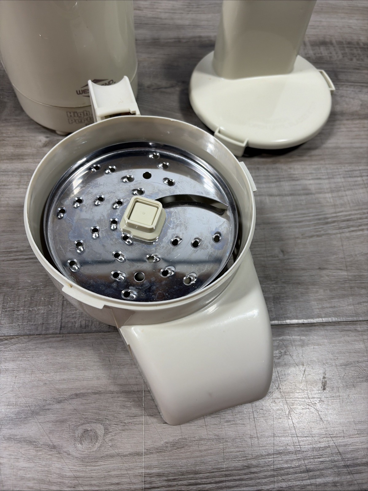 Vintage West Bend High Performance Food Processor 6500T-1 -TESTED Works