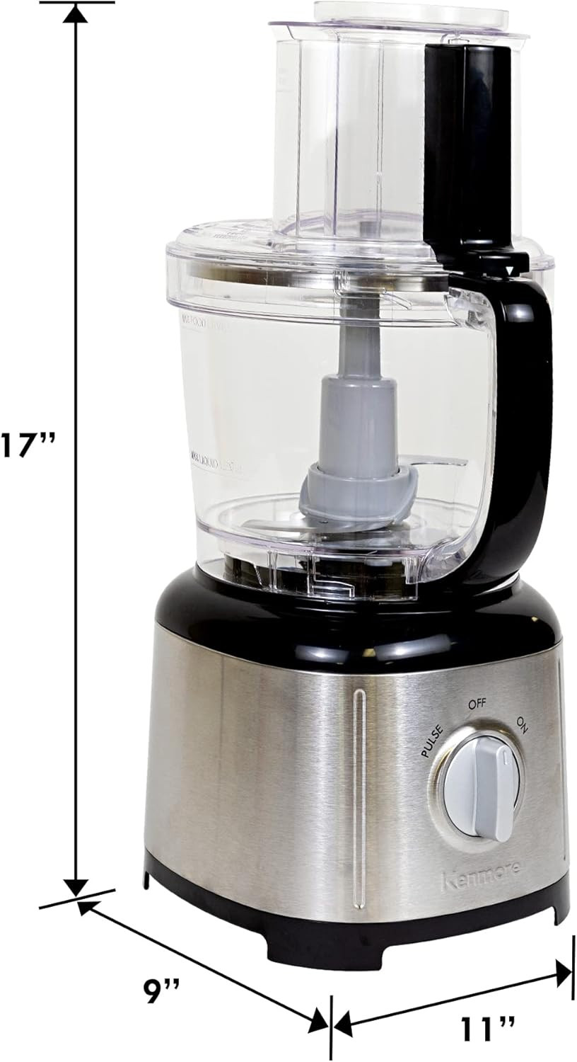 Food Processor and Vegetable Chopper with Reversible Slicing/Shredding Disc, Cho