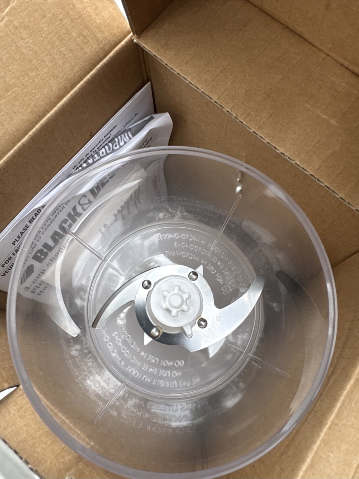 New Black & Decker Ergo 3 Cup Deluxe Chopper Model #EHC650