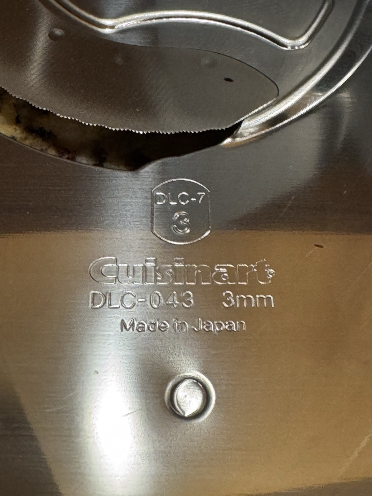 cuisinart blades (3) New Disc 2/3/4 MM And Plastic Holder