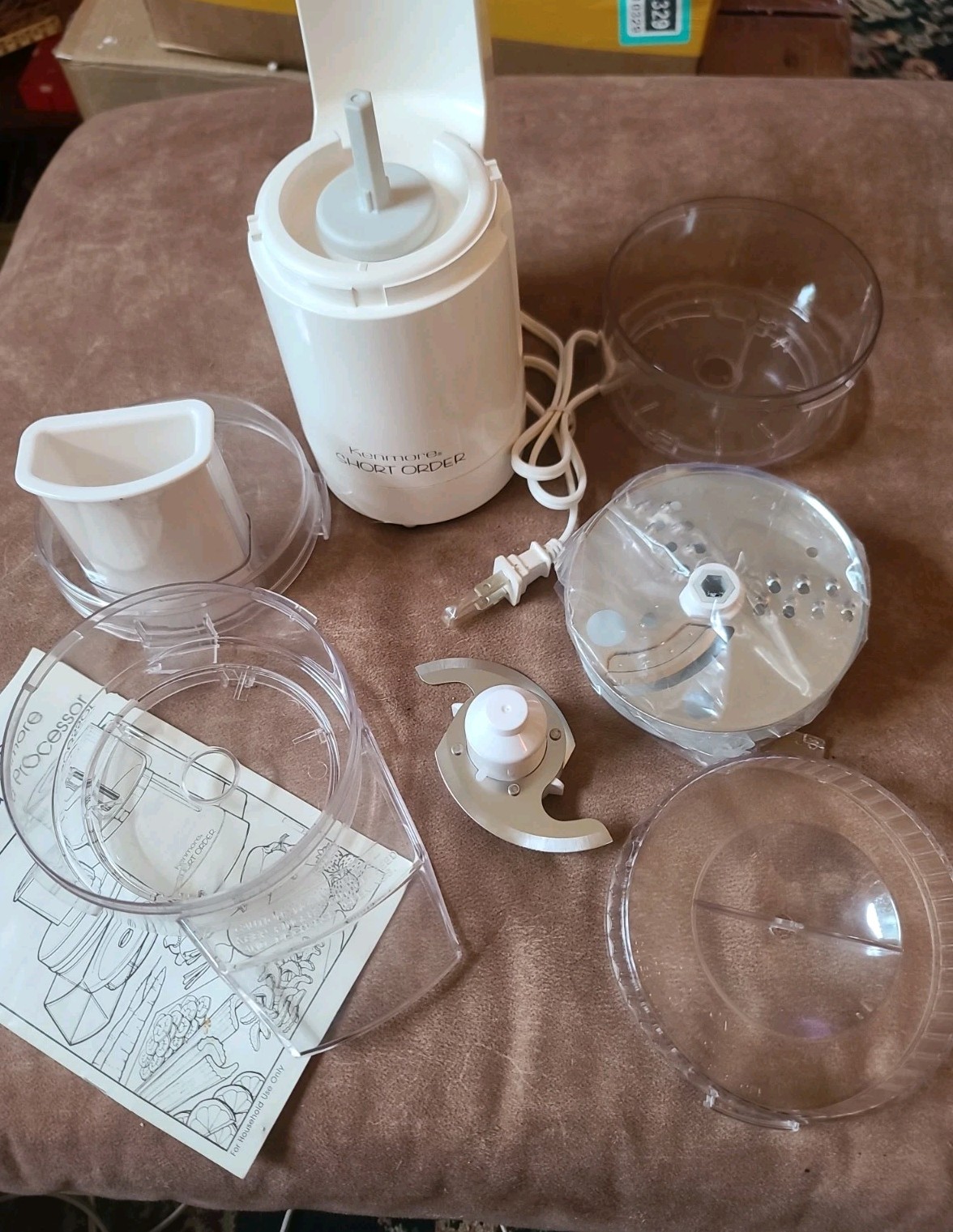 Vintage Kenmore Short Order Food Processor New?!! Possibly Not Used Works