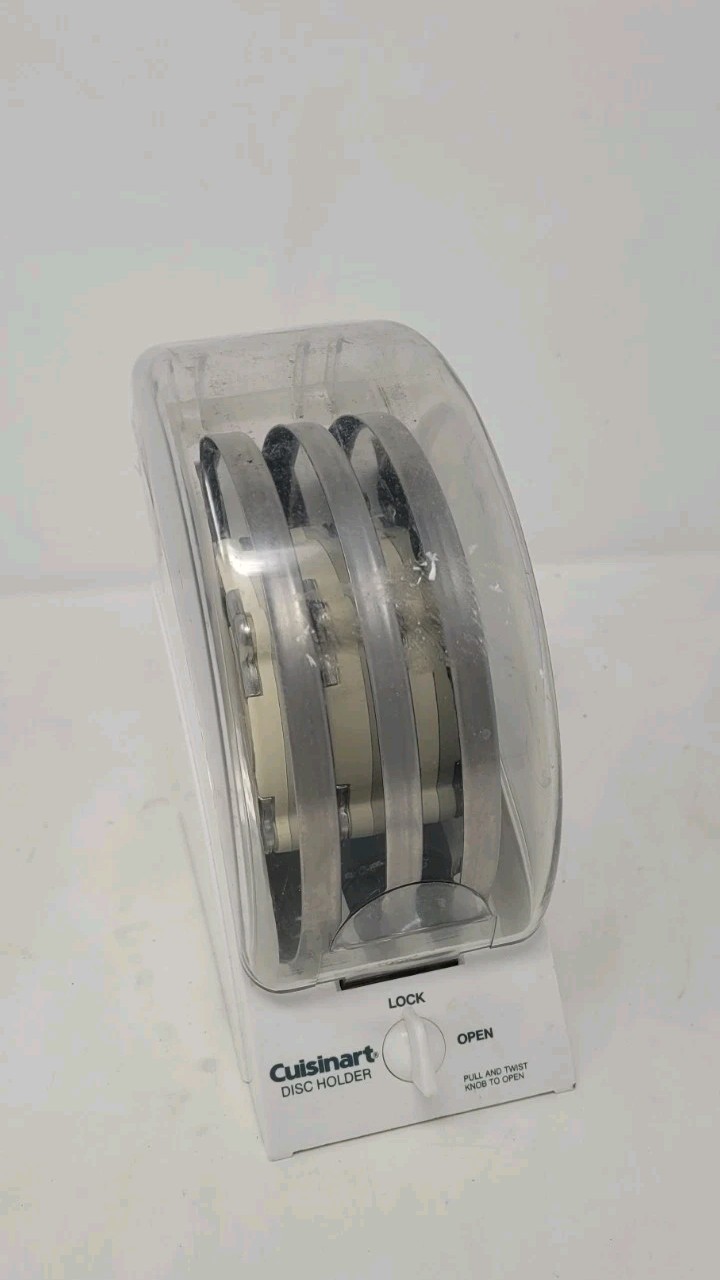 Cuisinart Set Of 3 Discs DLC-837TX DLC-842TX DLC-844TX And DH-4C Holder
