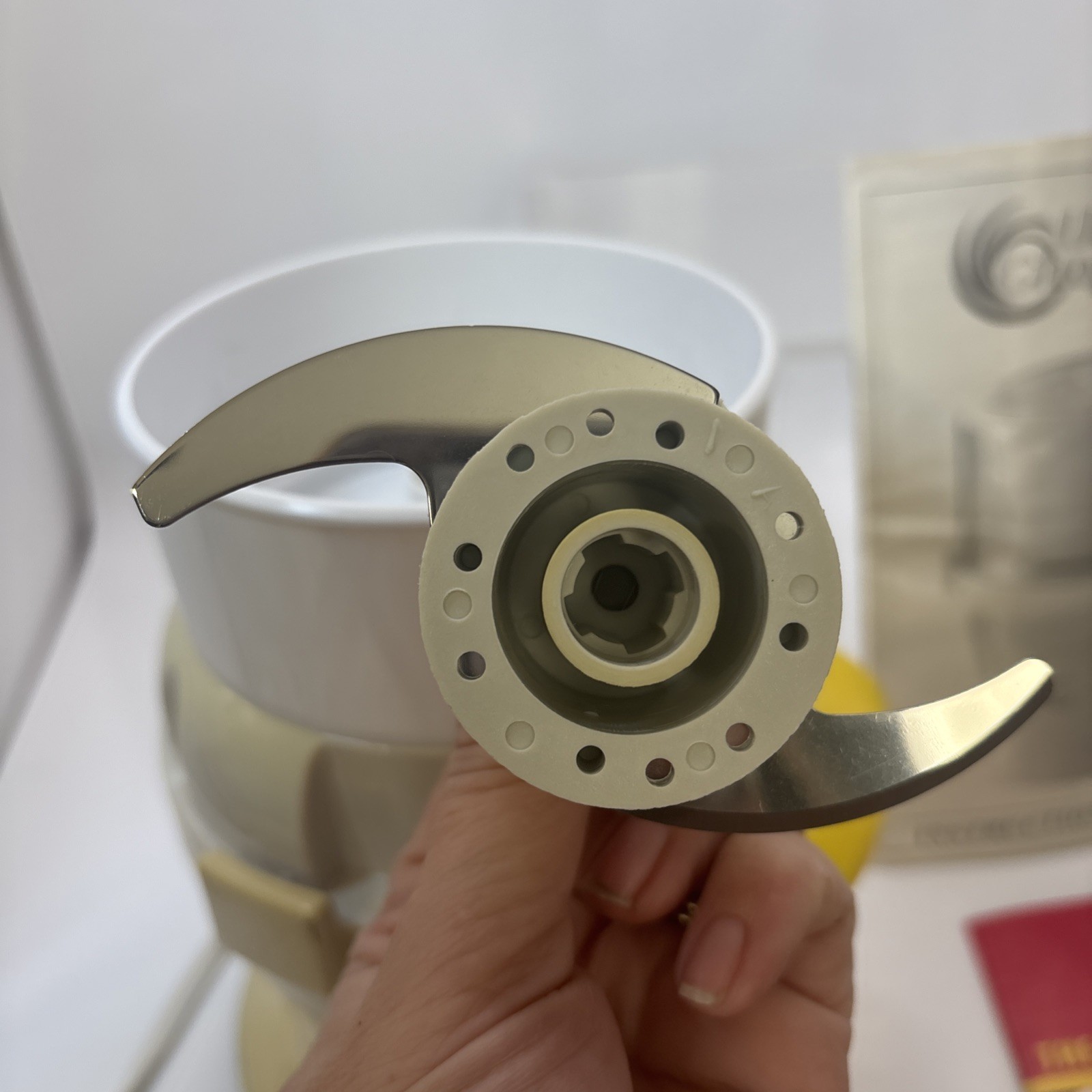 Ultimate Chopper Model CH-1 600W Food Processor 600 Watts Yellow Manual Book