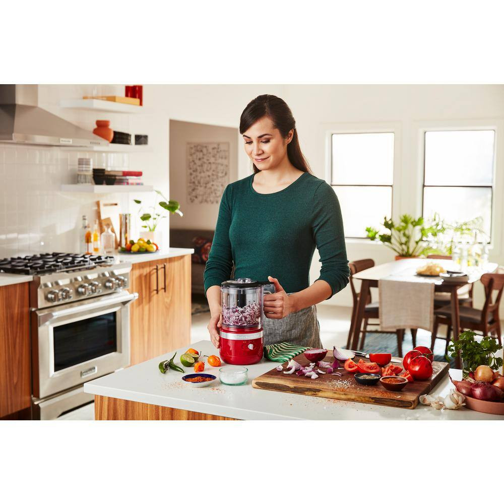 Cordless 5 Cup Empire Red Food Chopper Free Shipping New