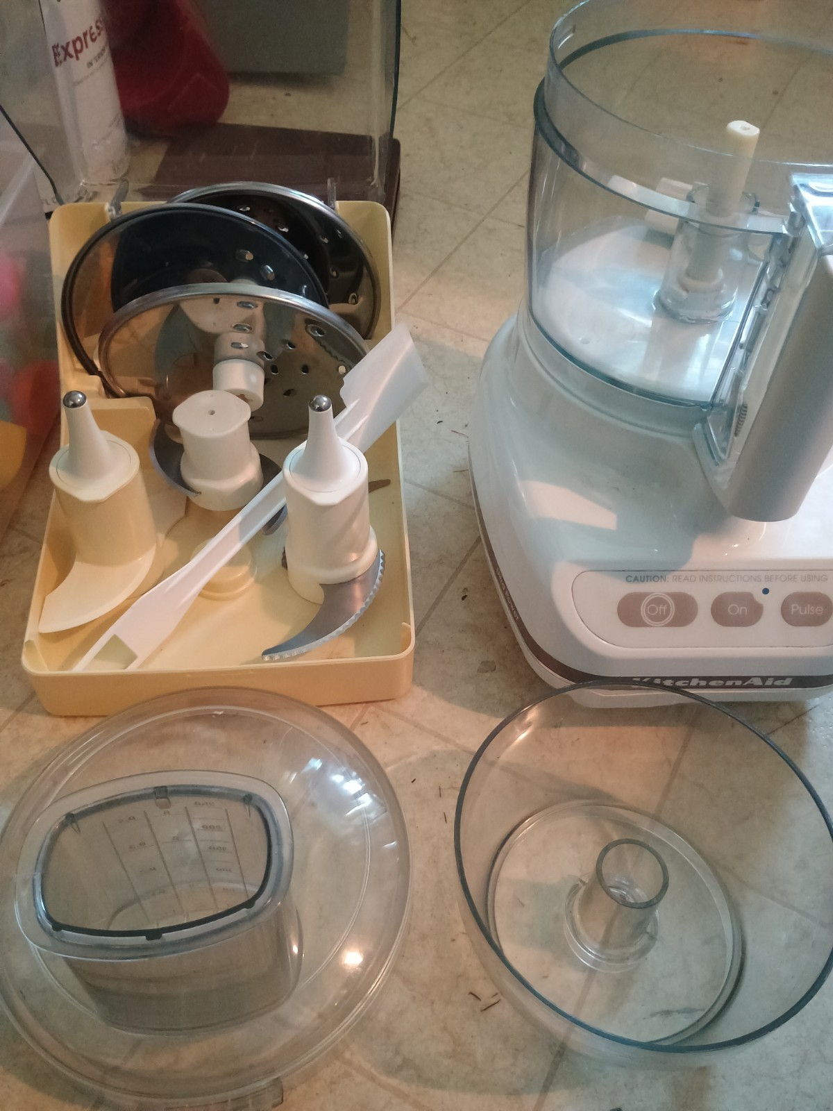 KitchenAid Food Processor KFP600WH Tested Working with Blades & Accesories