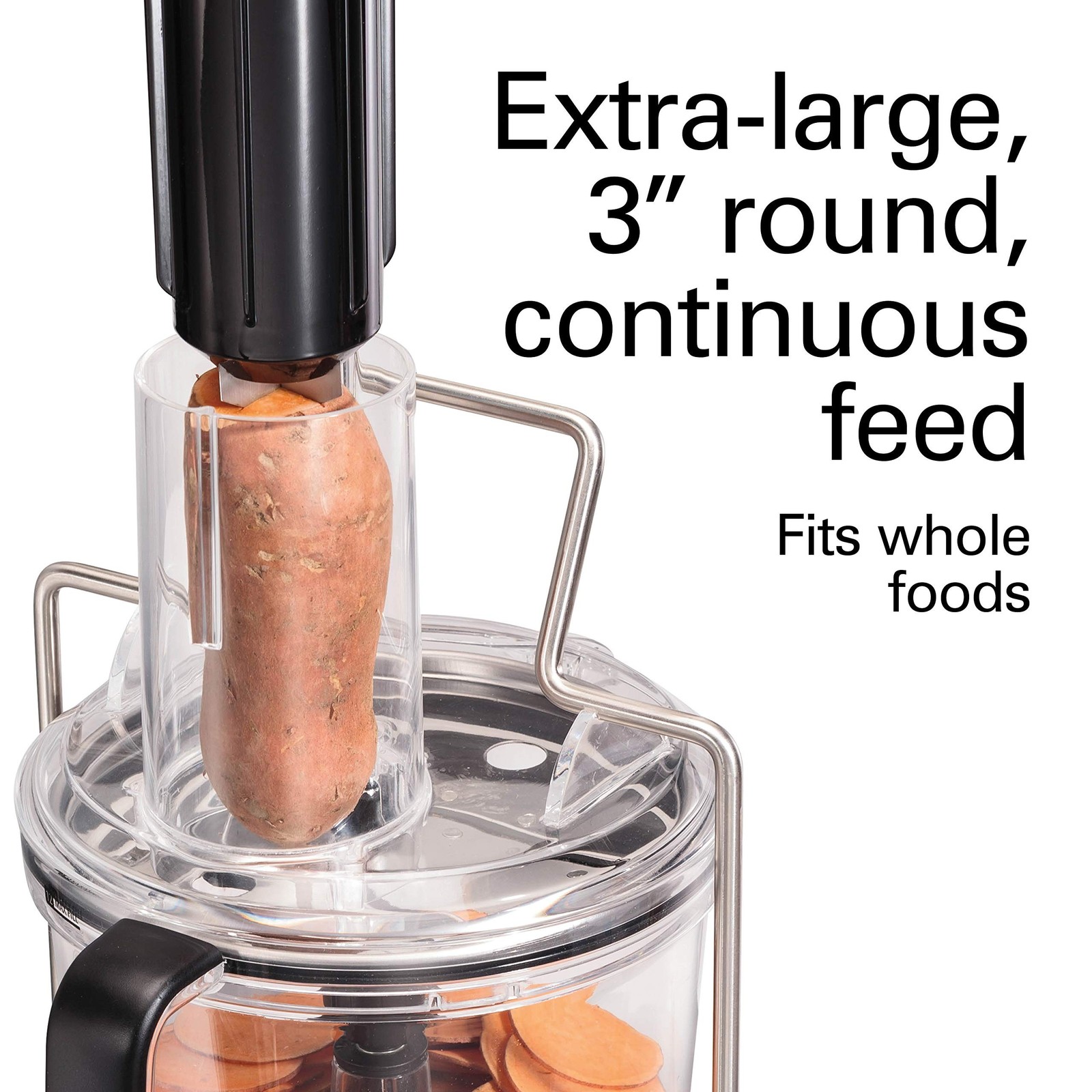 Hamilton Beach Professional Stack & Snap Food Processor & Veggie Spiralizer f…