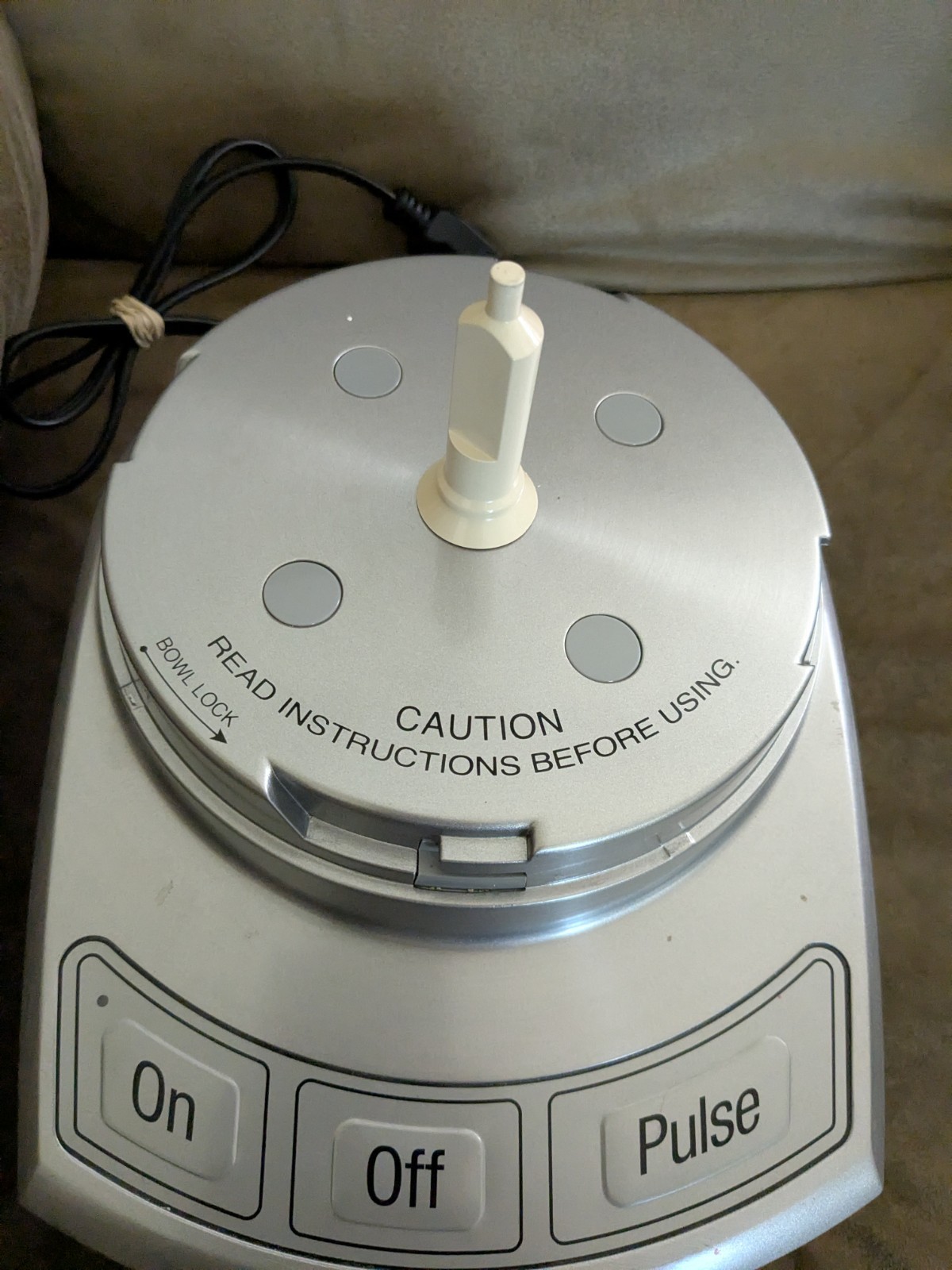 Cuisinart FP-12DC 12-Cup Food Processor BASE MOTOR ONLY WORKS GREAT!