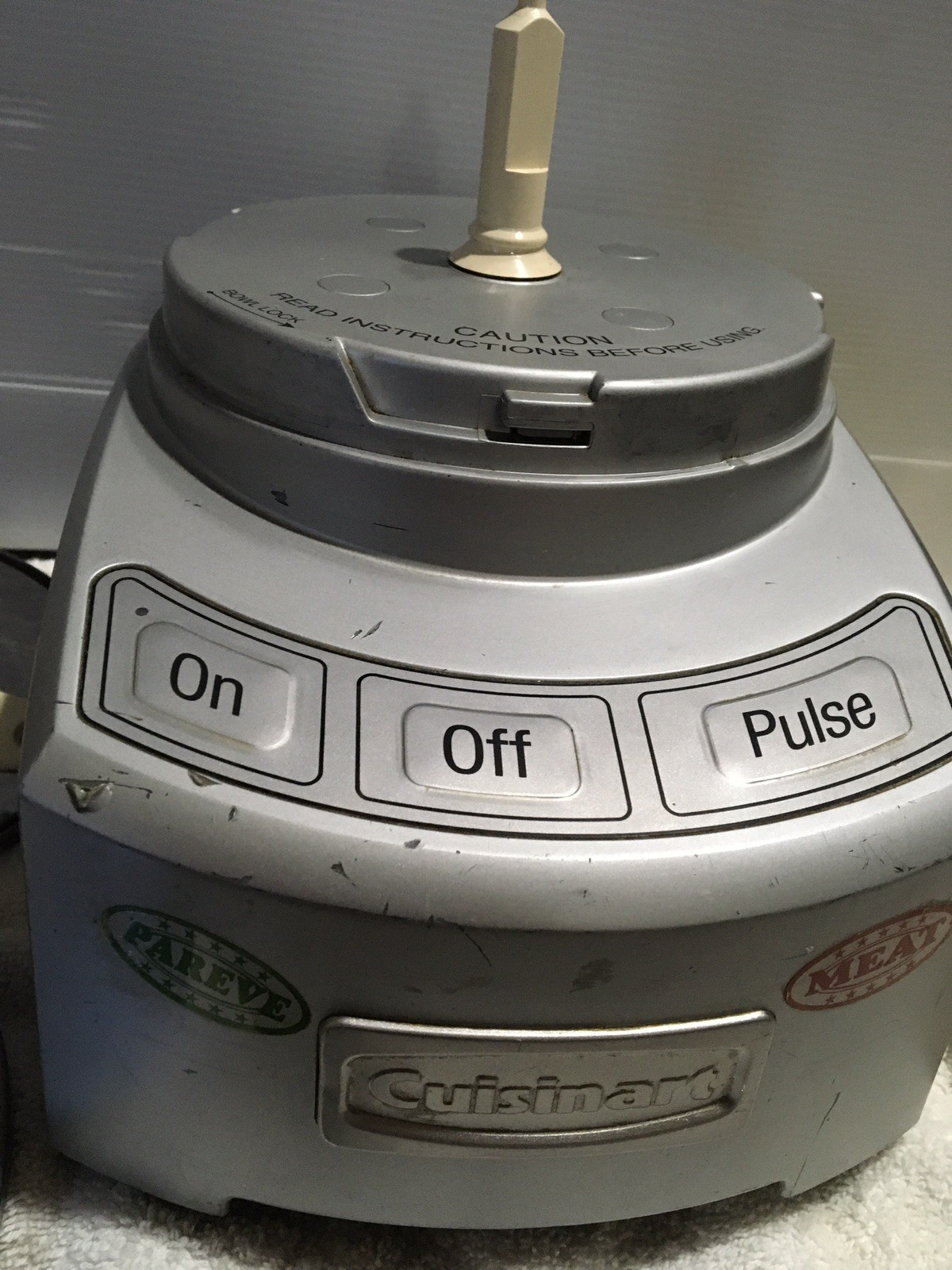 Cuisinart FP-12DC Elite 12 Cup Food Processor BASE MOTOR & blades Tested Works