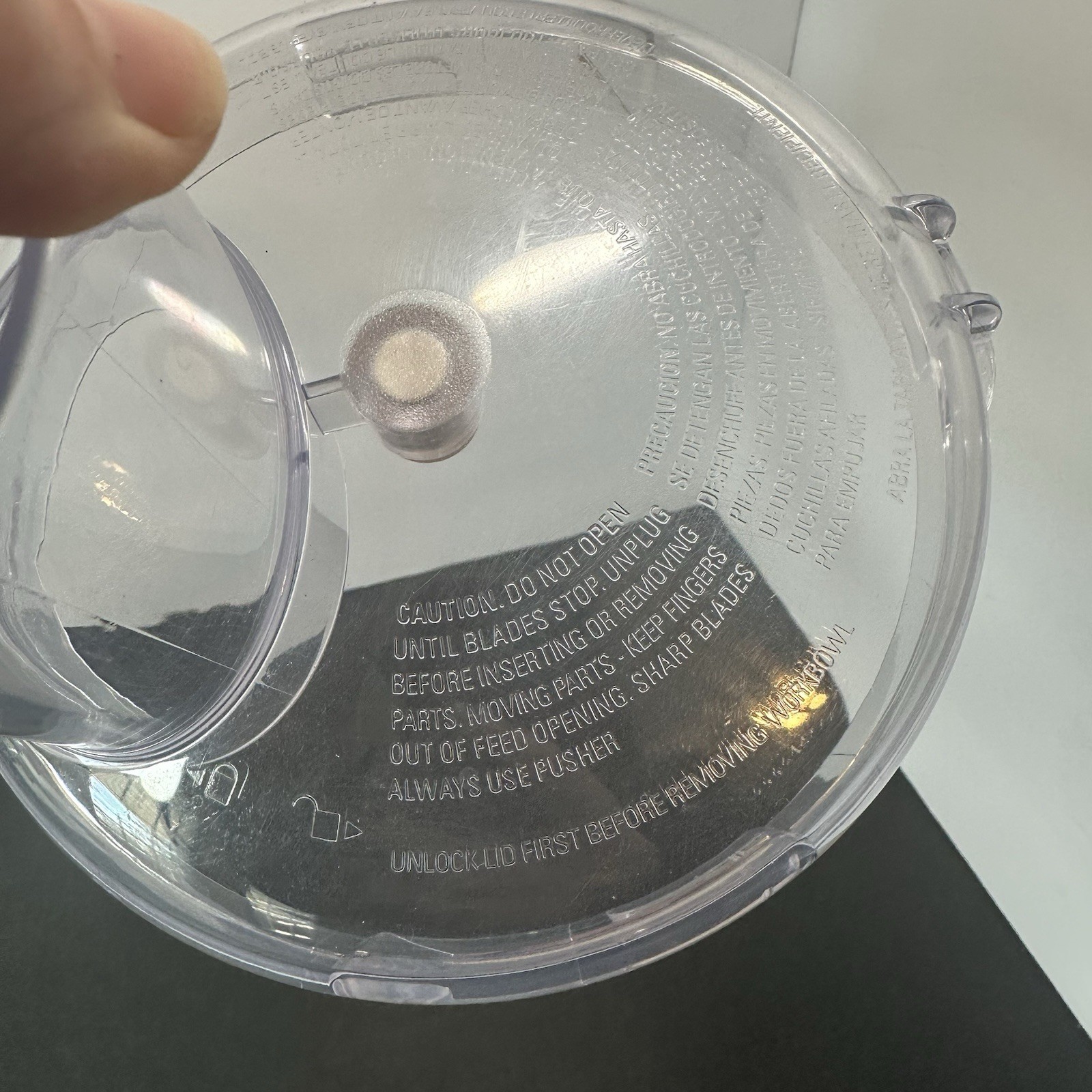 Black & Decker Food Processor Bowl Cover Top Lid OnlyFor FP1600B FP1700B FP1800B
