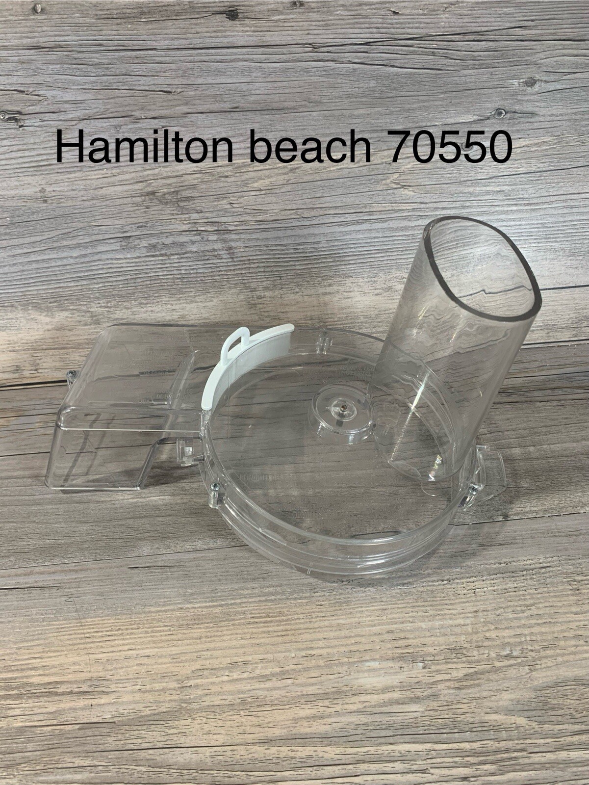 Hamilton Beach Scovill Food Processor 70550 Replacement Part – Plastic Lid