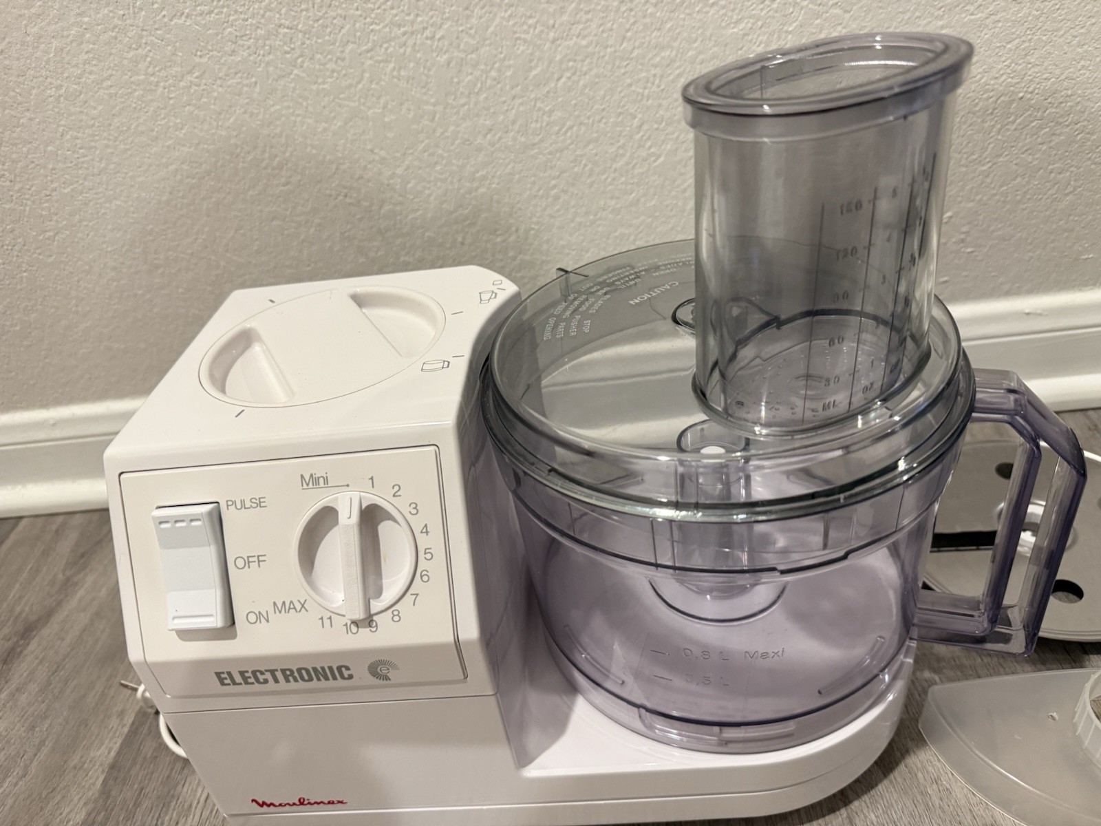 Moulinex The Kitchen Machine Four Appliances in One Model 9891190 Food Processor