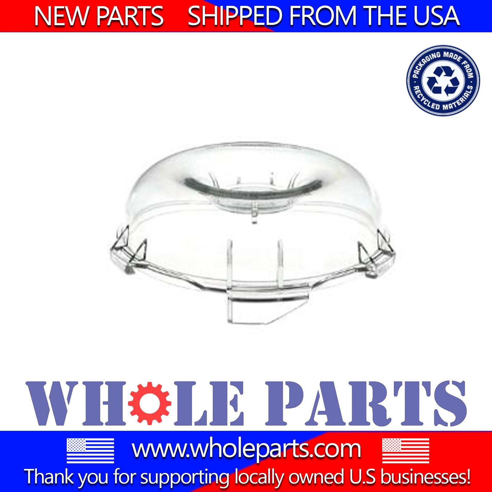 New 117395S Combination Food Processor Clear Bowl Lid for Robot Coupe