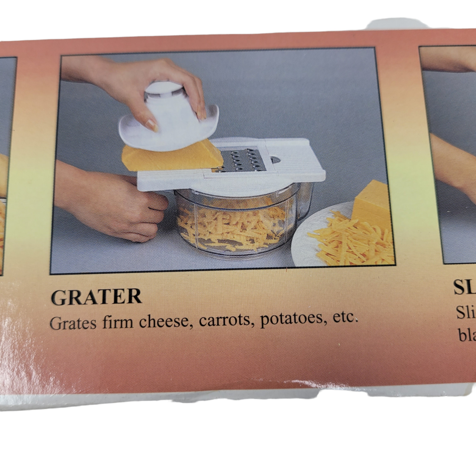 Slicer Pus II Manual Food Processor French Fry Maker Grater Julienne Shredder