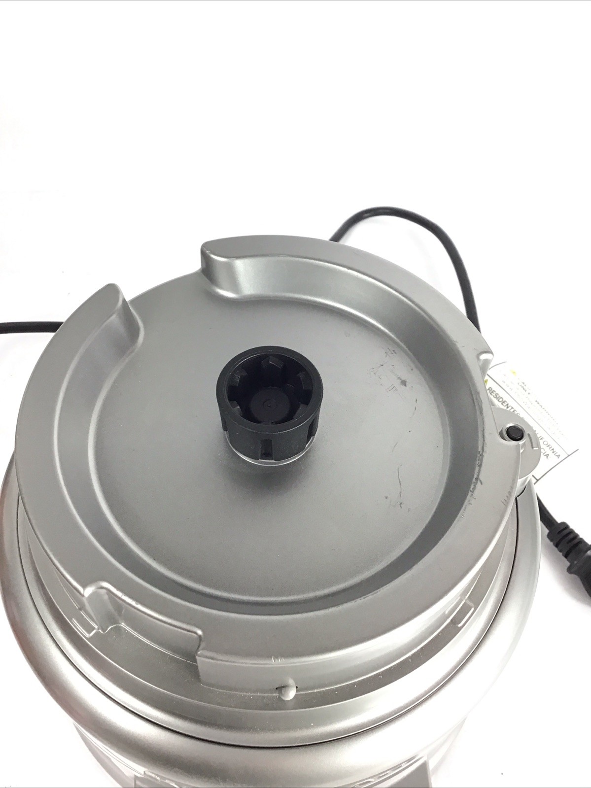 KitchenAid KFP0919CU 9C Food Processor – BASE ONLY – Silver – TESTED