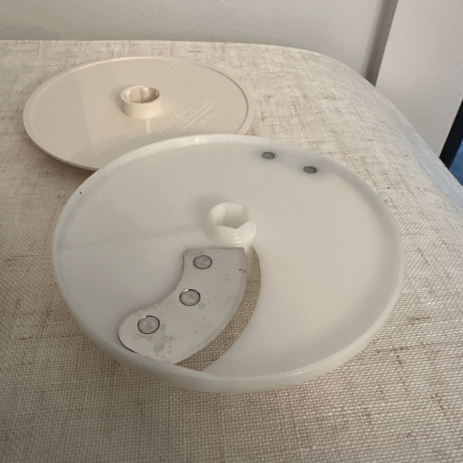 3 Cuisinart Little Pro Replacement Shredder, Slicer, & Slinger Disc blades