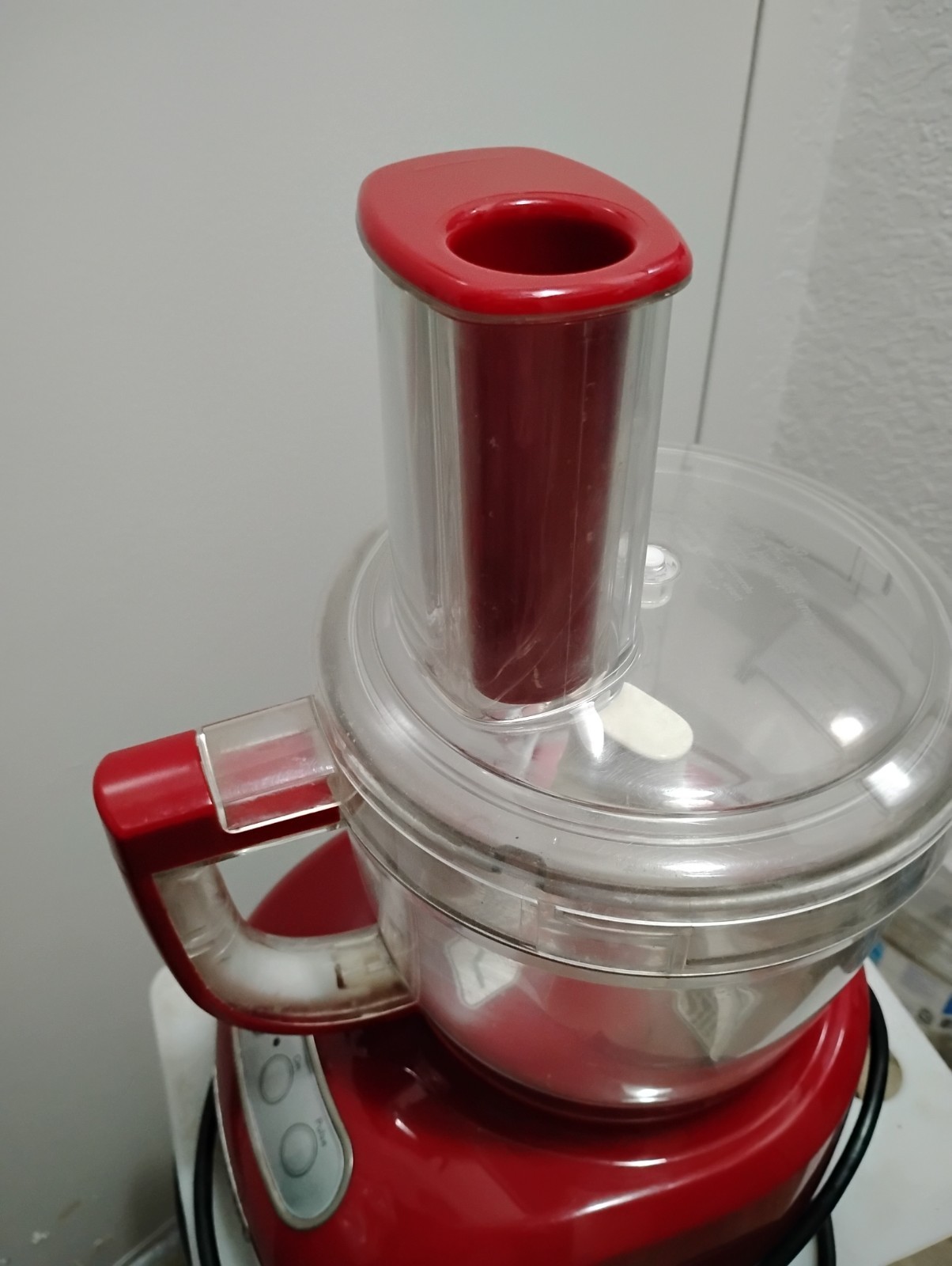 Kitchenaid 13-Cup Food Processor w/ Blades, Bowl and Slicing Discs XLNT RED grip