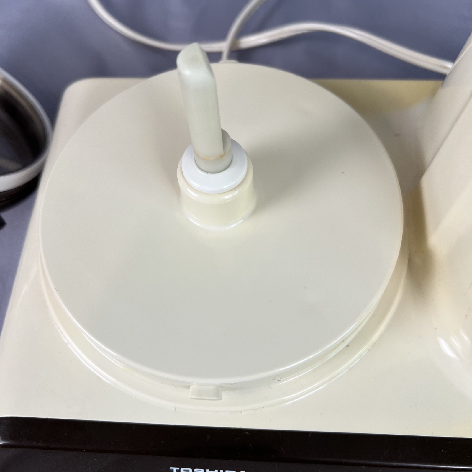 Toshiba Food Processor TFP‑1200 Japan Vintage Tested Works S Blade & Pusher