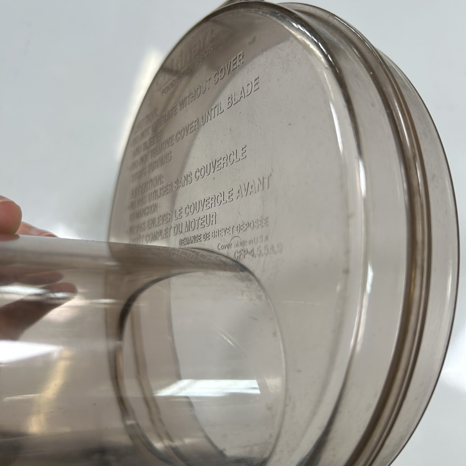 Cuisinart Food Processor CFP Part LID COVER, CFP-4, CFP-5, CFP-5A, CFP-9